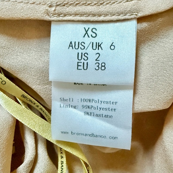 BRONX & BANCO Sicilia Ruffle Dress Tan Multi - Picture 10 of 11